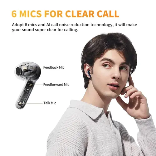 هدفون بلوتوثی کیو سی وای مدل AilyBuds Pro Plus (3)
